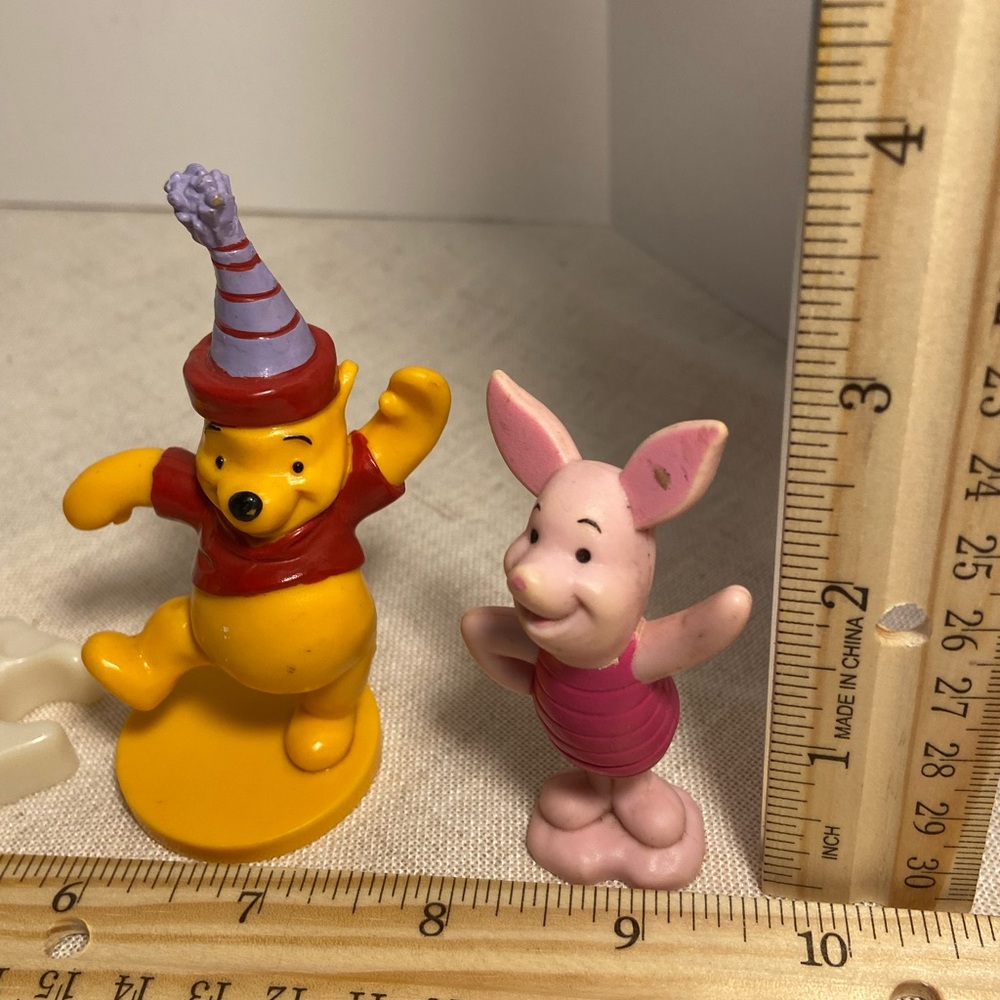 90s Winnie the Pooh and Friends 7 Figurine LOT vintage Disney Happy Meal toys - Picture 14 of 16